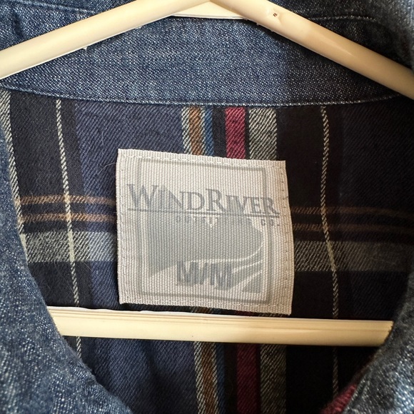 WindRiver Flannel Lined Snap Denim Shirt - Picture 6 of 6